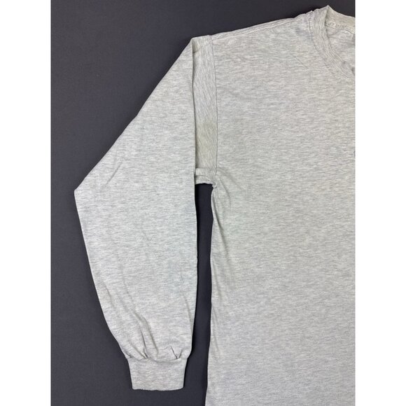 Rare Vintage Y2K NFL Superbowl XXXIX Patriots Eagles Sun Fade Gray Long Sleeve T - Picture 9 of 14